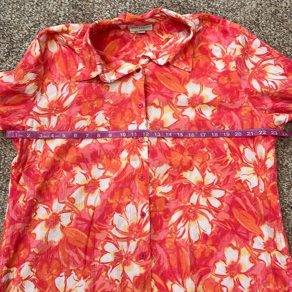 EUC! Appleseed’s Blouse. Flower Print. SZ XL - Picture 9 of 9